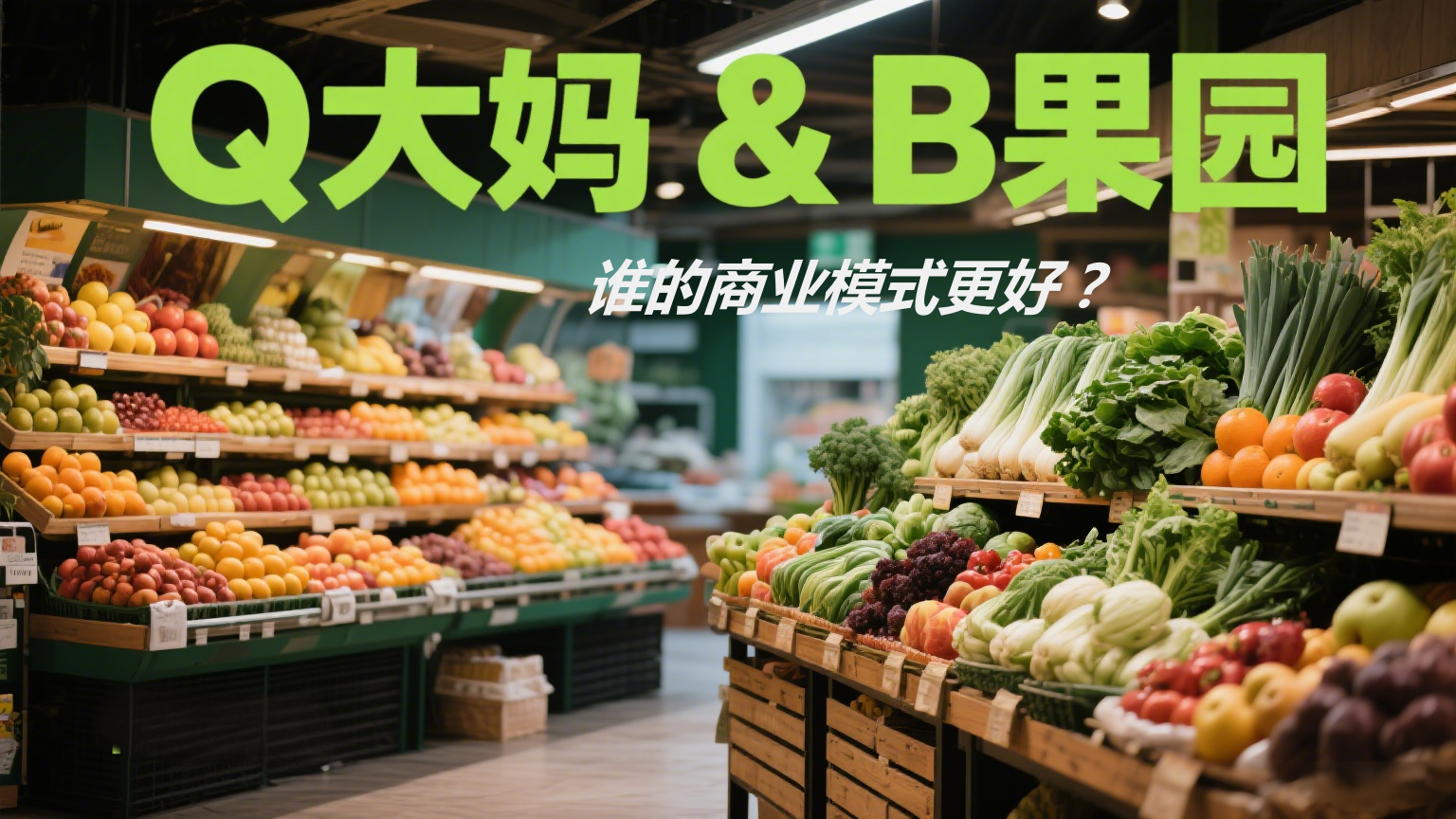商业模式谁靠谱：钱大妈&百果园